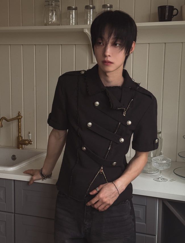 26SS★ [PLAN MADE] Blake Cutoff Napoleon Jacket