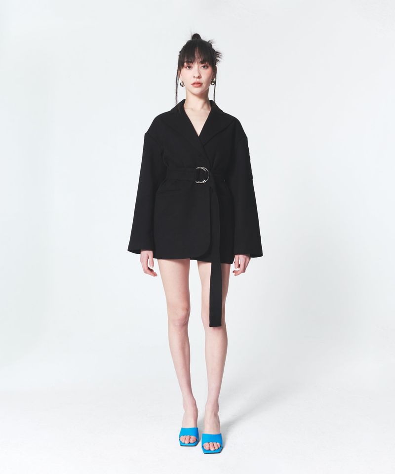 Oversized Belted Blazer
