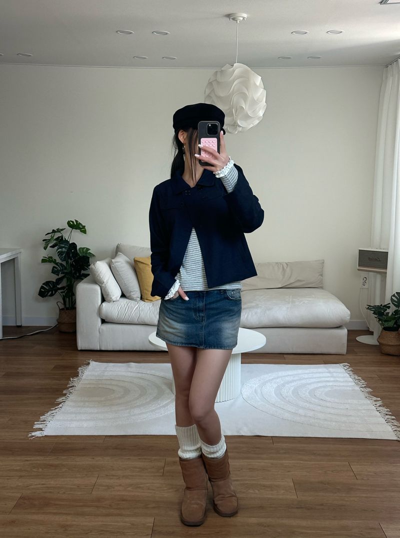 vintage double button shirt