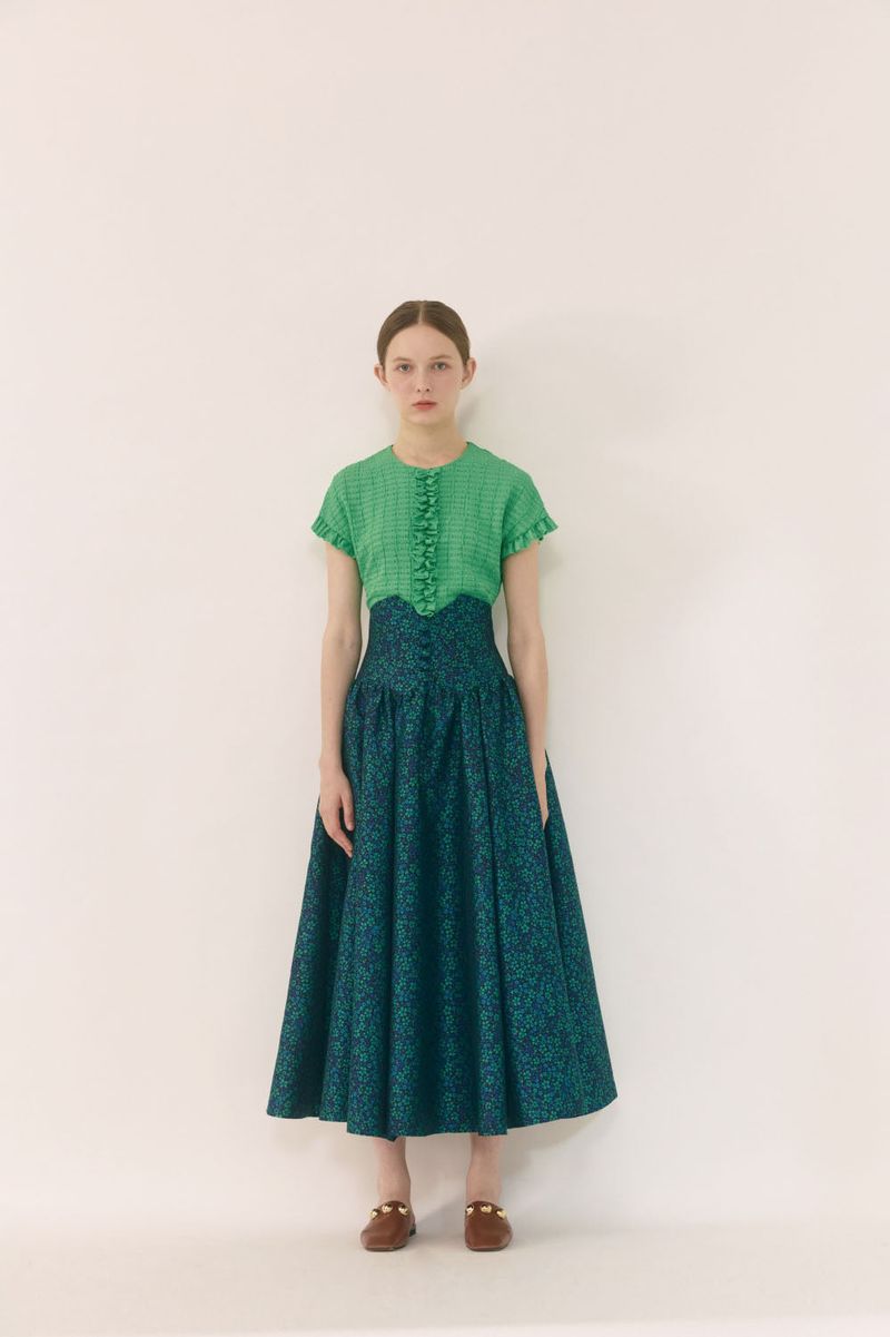 Jacquard skirt