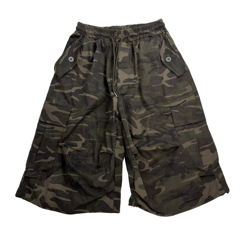 camo cargo cotton shorts