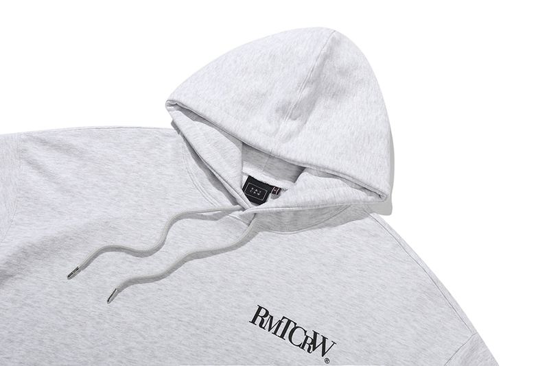 MONOCHROME HOODIE_LIGHT GREY