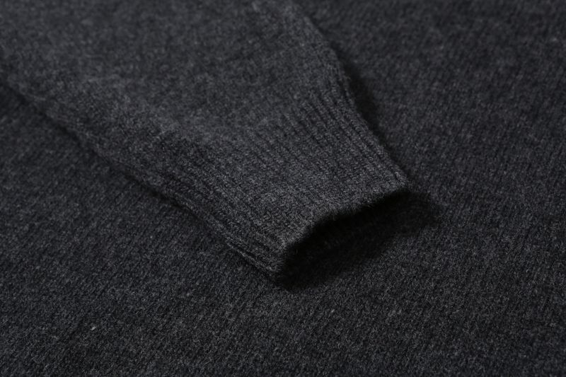 CREWNECK WOOL SWEATER (charcoal)