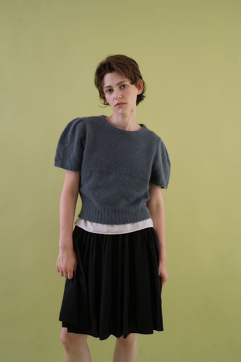 Sleek tensel skirt_black