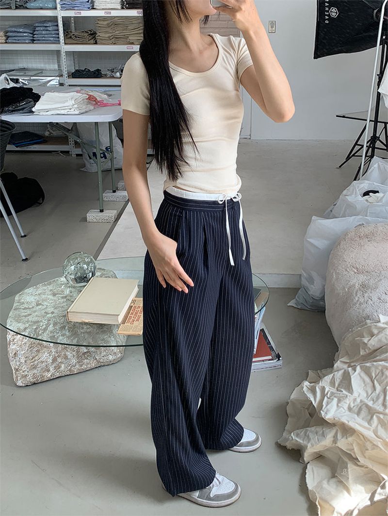 MODAL U-NECK TEE (4C)