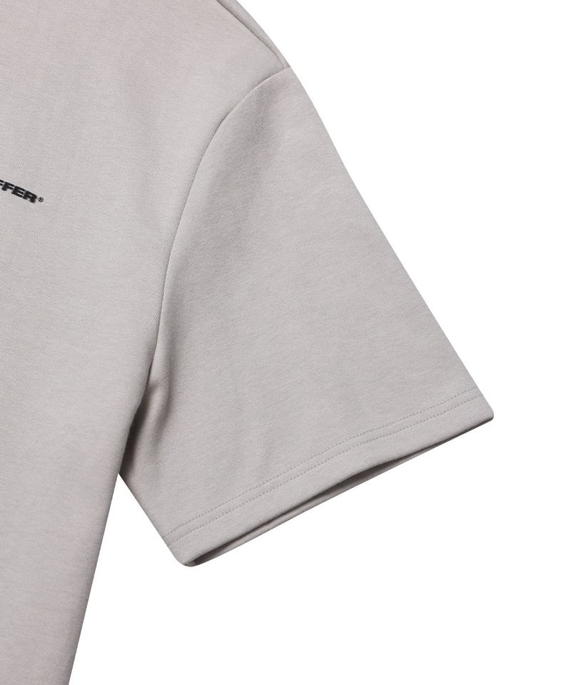 BLUR HEART T-SHIRTS_BEIGE