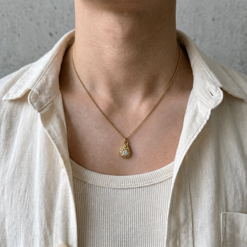 FADE MEET（フェードミート）の「Vintage Gold Motif Pendant Necklace（Accessories）」