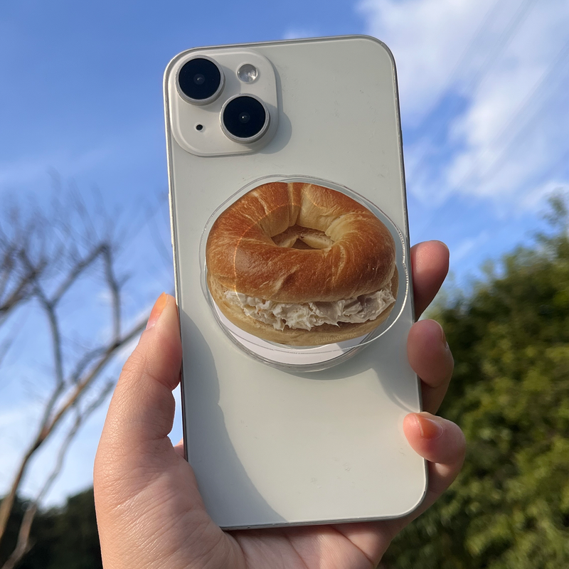 cream bagle smart tok(sticker type)