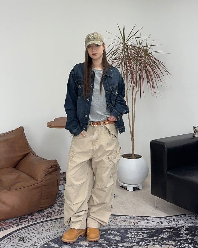 Bedin Crop Denim Jacket