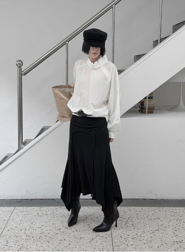 Oan Two-Way Unbalanced Flare One-Piece