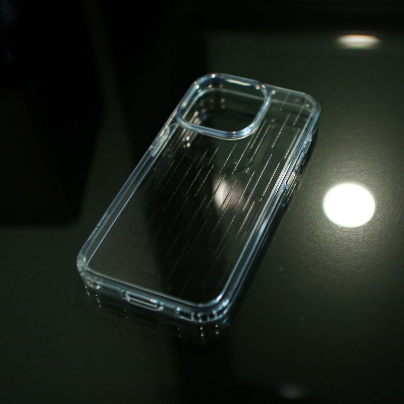 【MADE】Transparent star shower Jelly hard Phone case