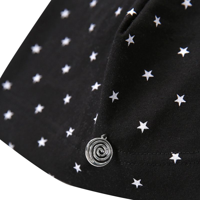 Cat Ear Star Beanie - BLACK