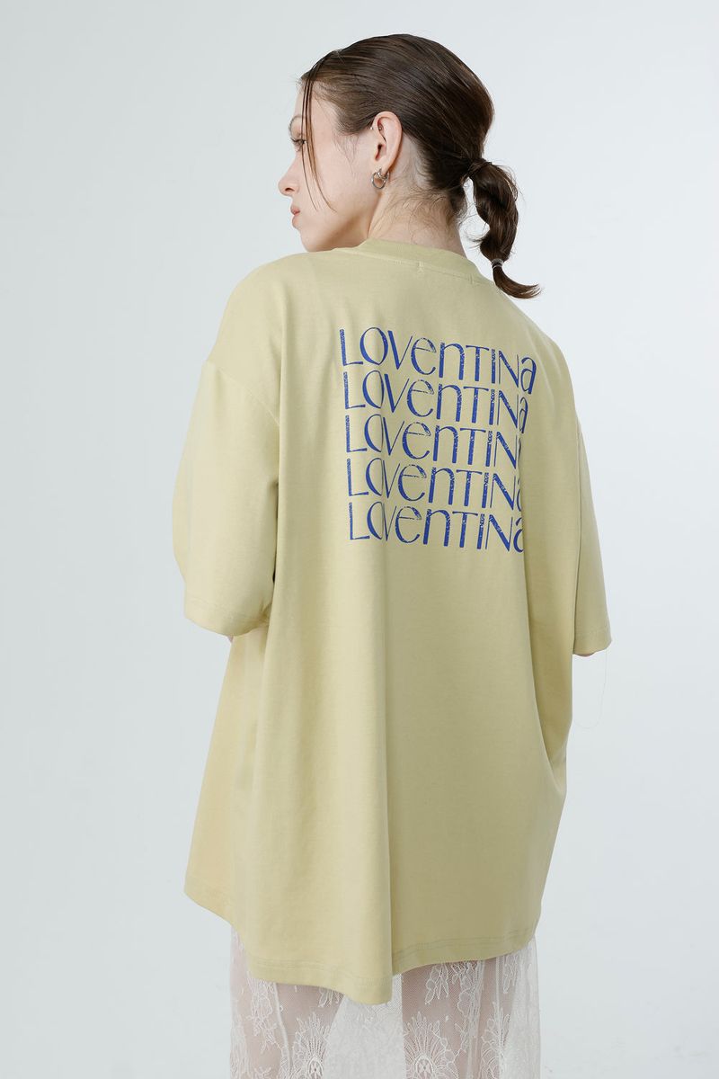 MULTI PRINTING T-SHIRT LIZE_MUSTARD