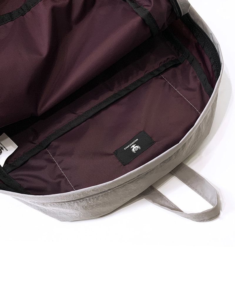 Knotted Backpack (Nylon-silver)