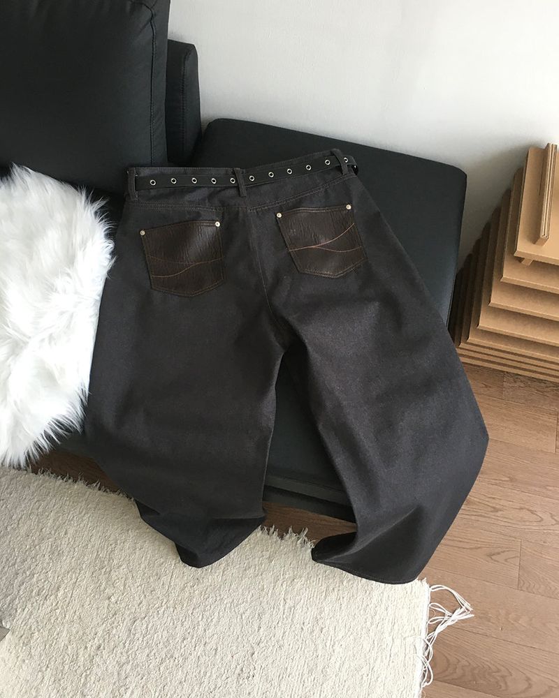Dunk Non-fade Denim Pants