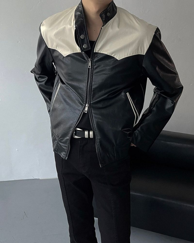 EN Amber Color Racer Jacket (M ~ L)
