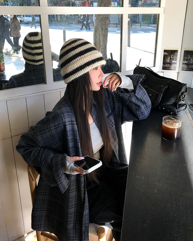 BEIDELLI（ベイデリー）の「[ORIGINAL] Lilliz Oversized Check Shirt（Tops）」