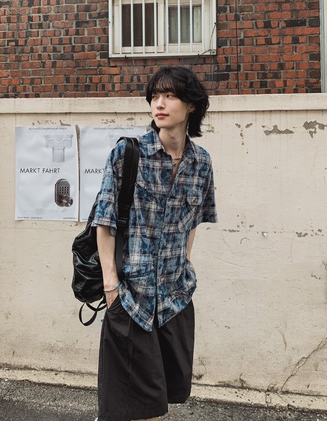 Ampoule Damage Check Half Shirt