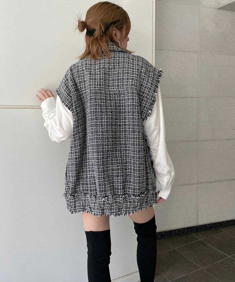TWEED VEST