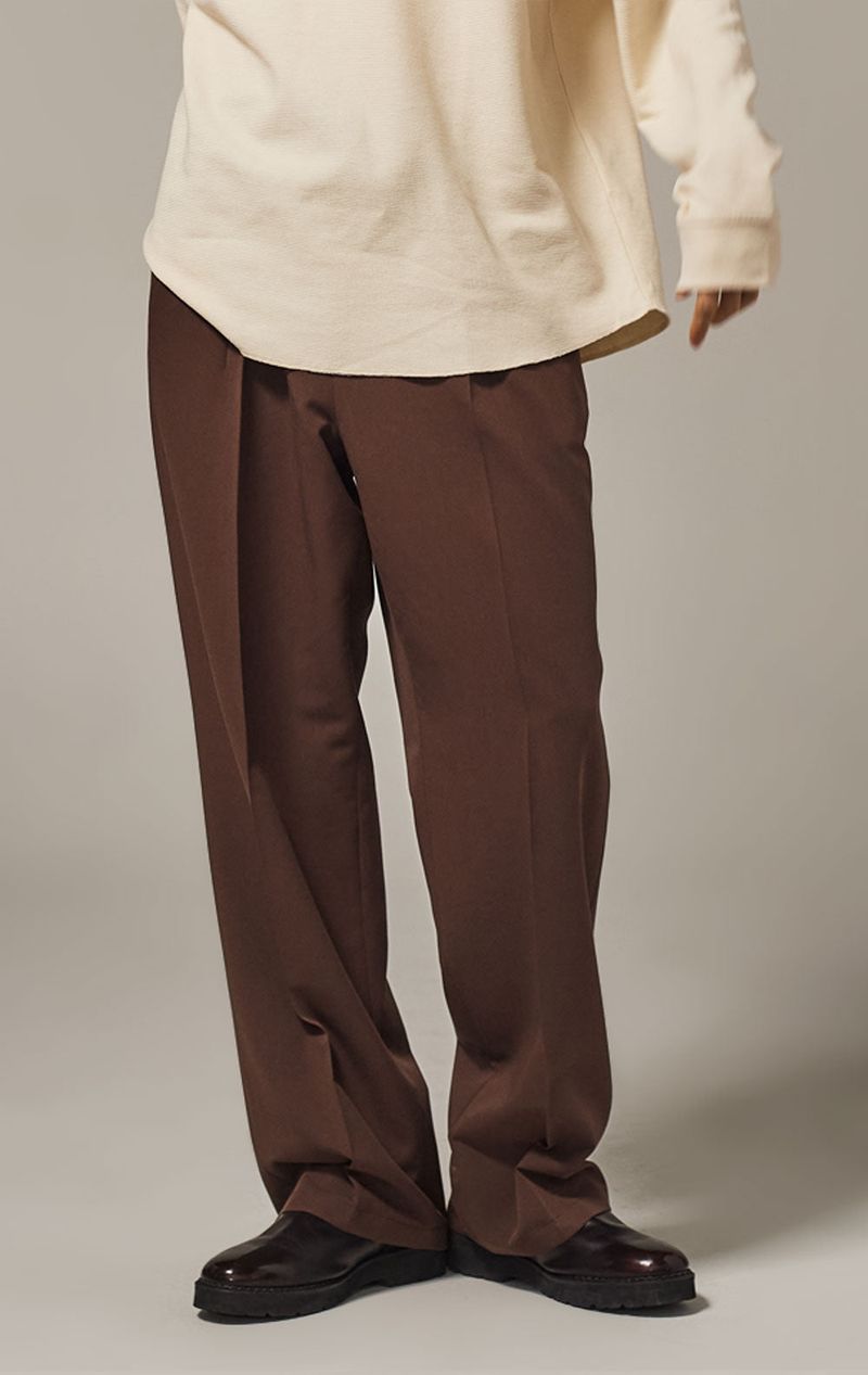 TWO TUCK WIDE SLACKS