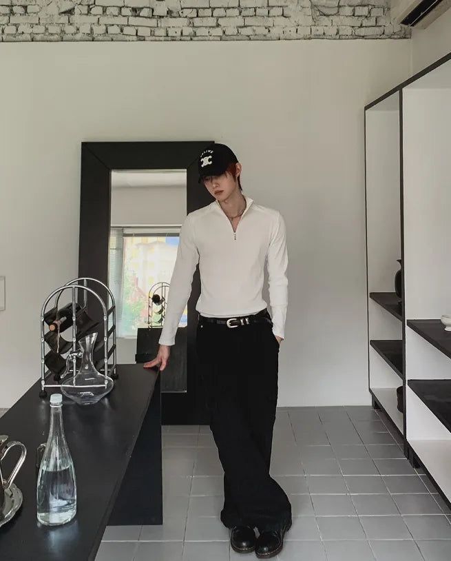Larson Washed Multi-Pocket Wide Cargo Pants