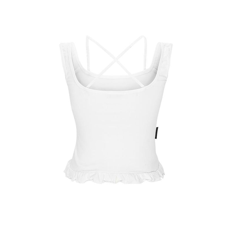 ROSY SLEEVELESS-IVORY