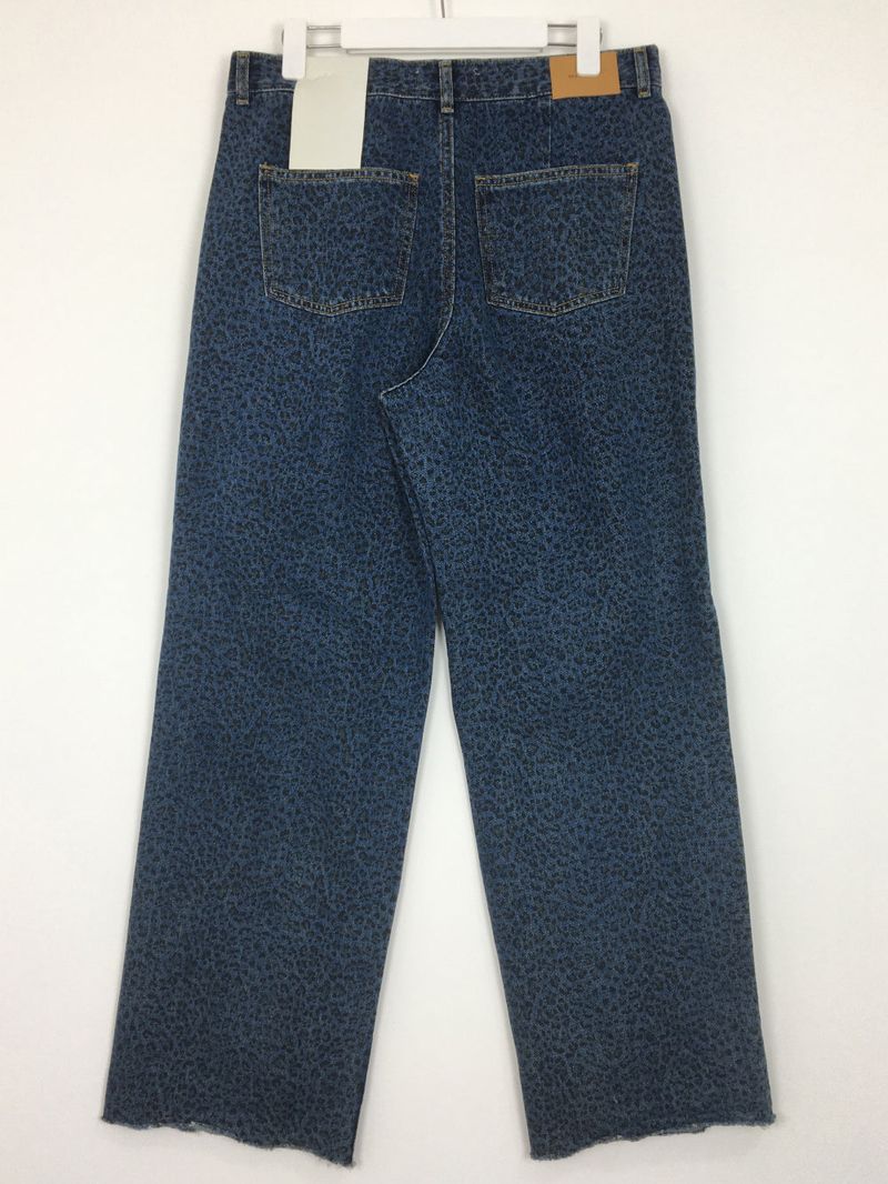 Leopard Denim Pants (1color)