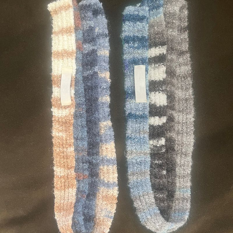 Emeon fur gradation Slim muffler scarf