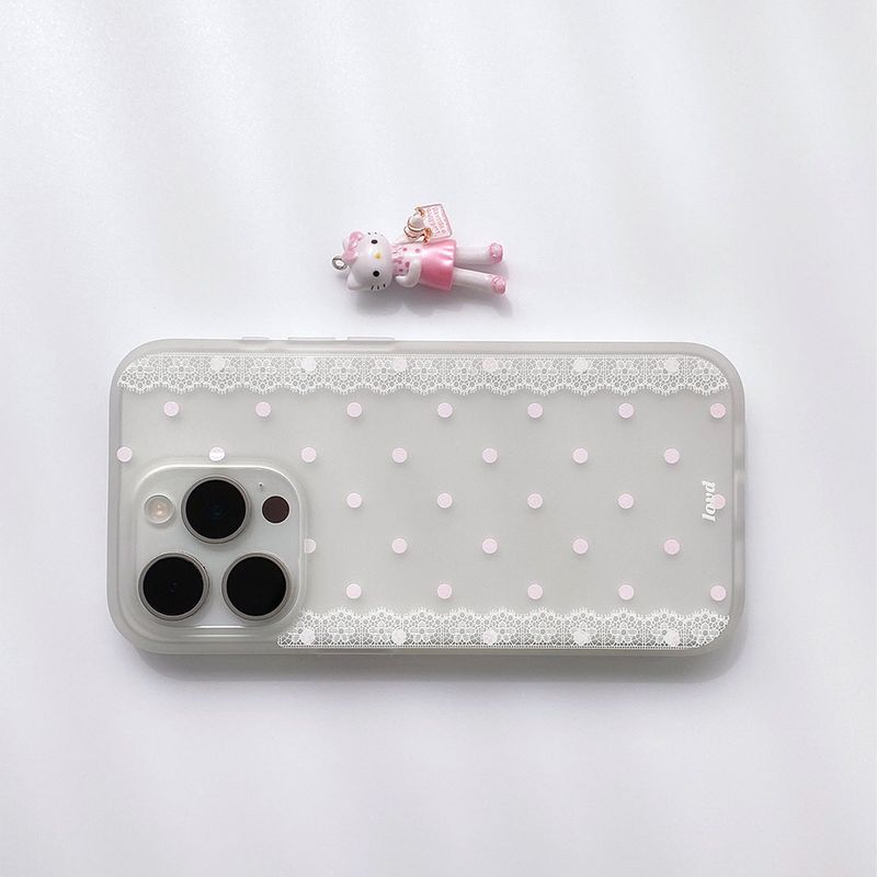 [MADE] LACE DOT VEIL PHONE CASE (soft jelly)