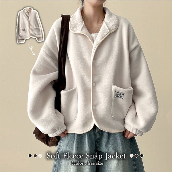 hijjoo（ハイチュー）の「Eddy Tab tick pocket fleece jacket（Jackets/Outerwear）」