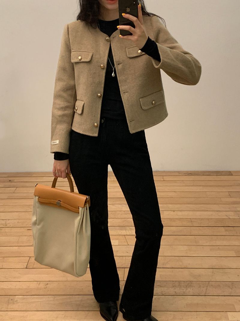 [MADE] Benne wool handmade tweed jacket