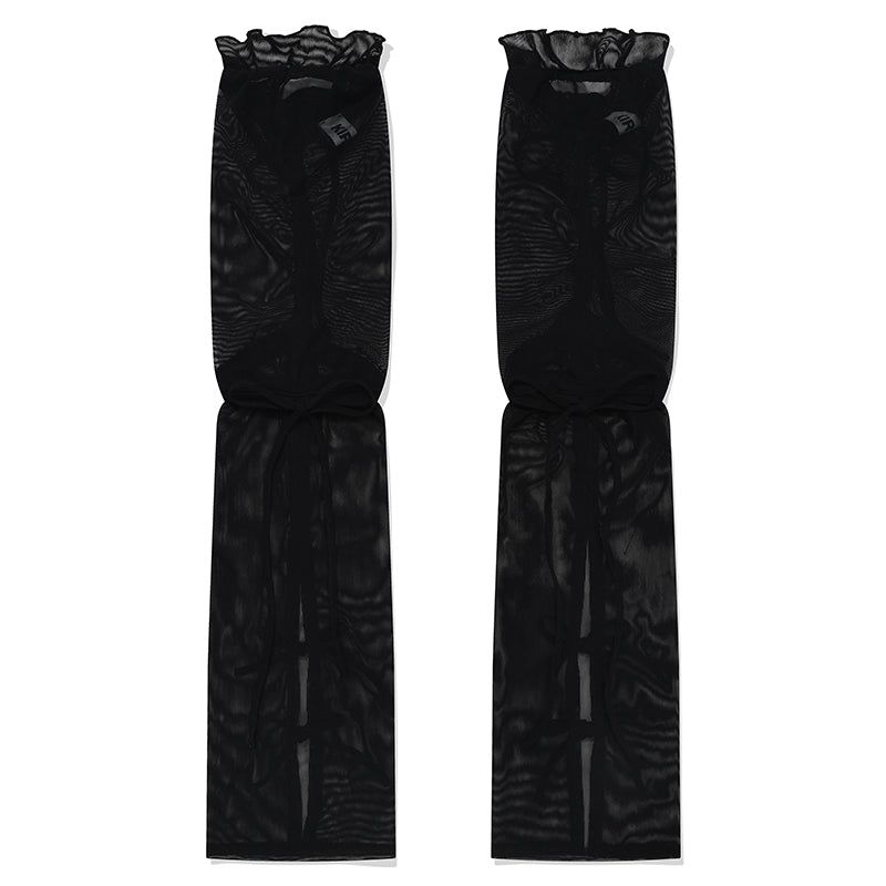 RIBBON SUMMER LEG WARMER [BLACK]
