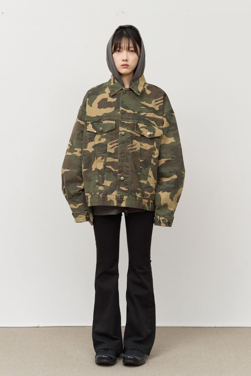 Jacky Camo Stud Jacket