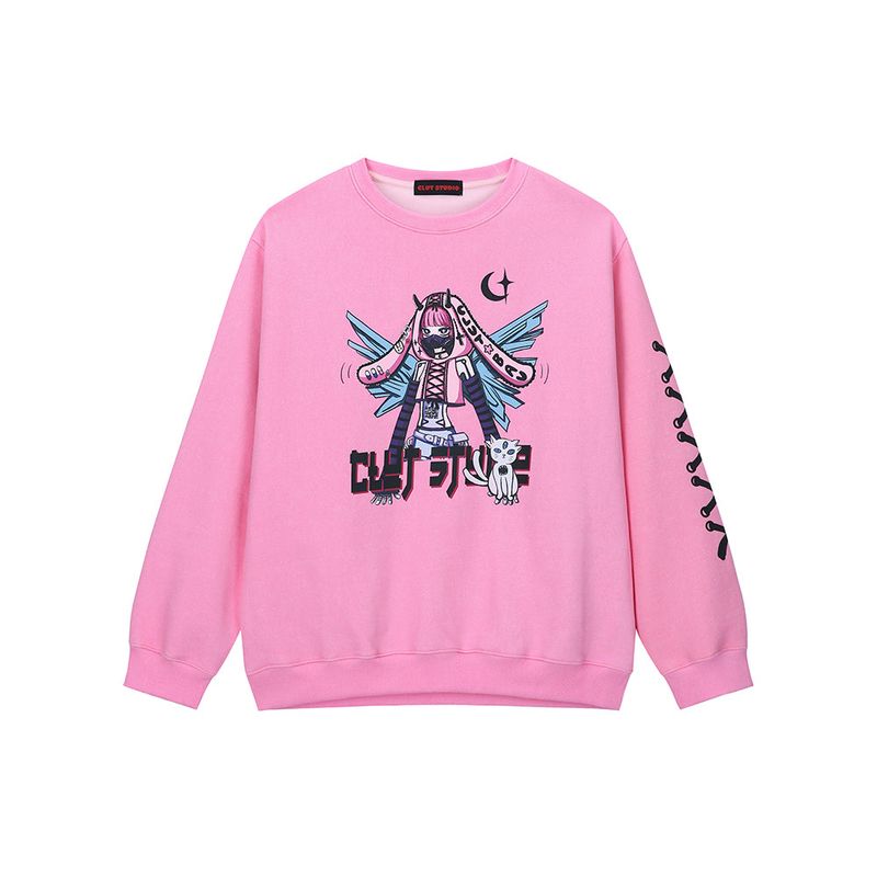 0 6 android sweat shirt - PINK