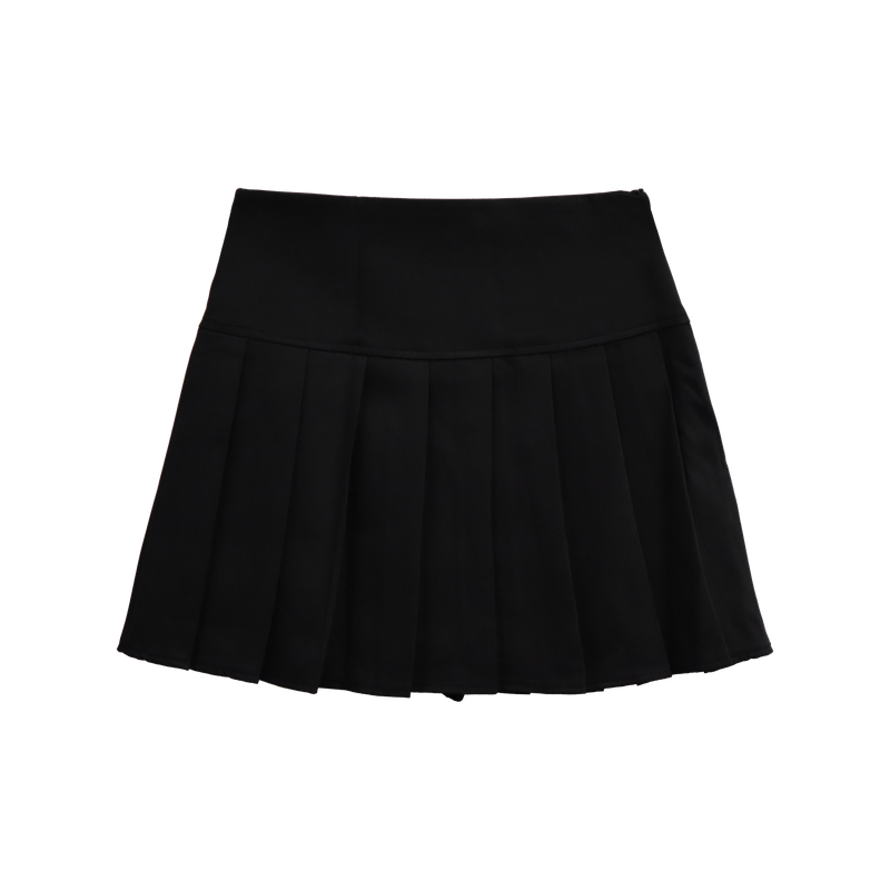 RIBBON PLEATS SKIRT (2 COLORS)