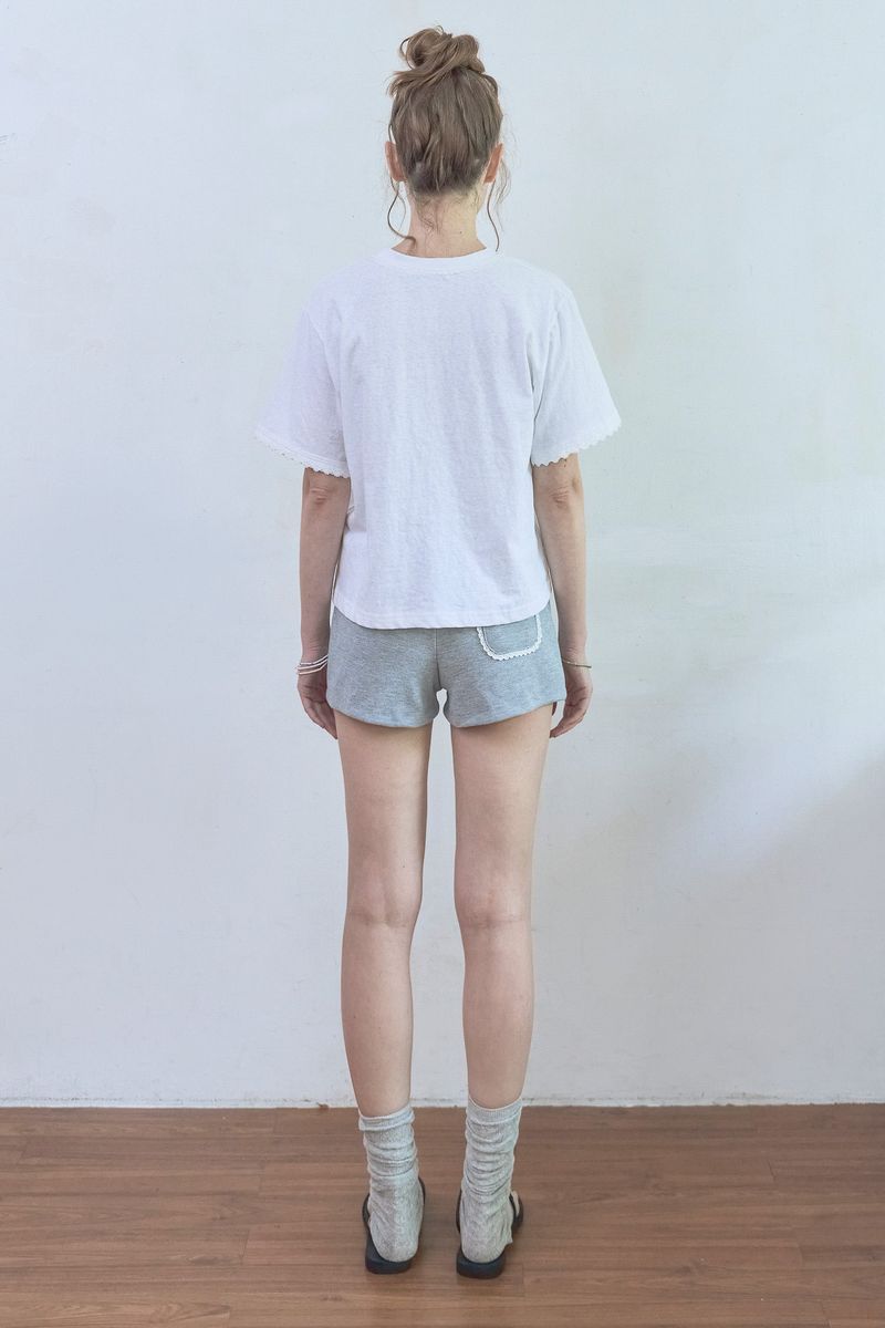 Poco Lace Shorts [Gray]