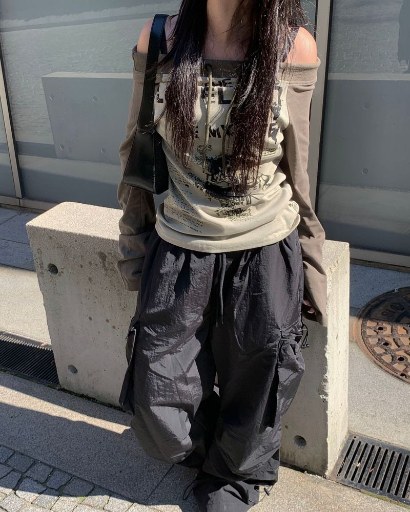 Stopper nylon pants