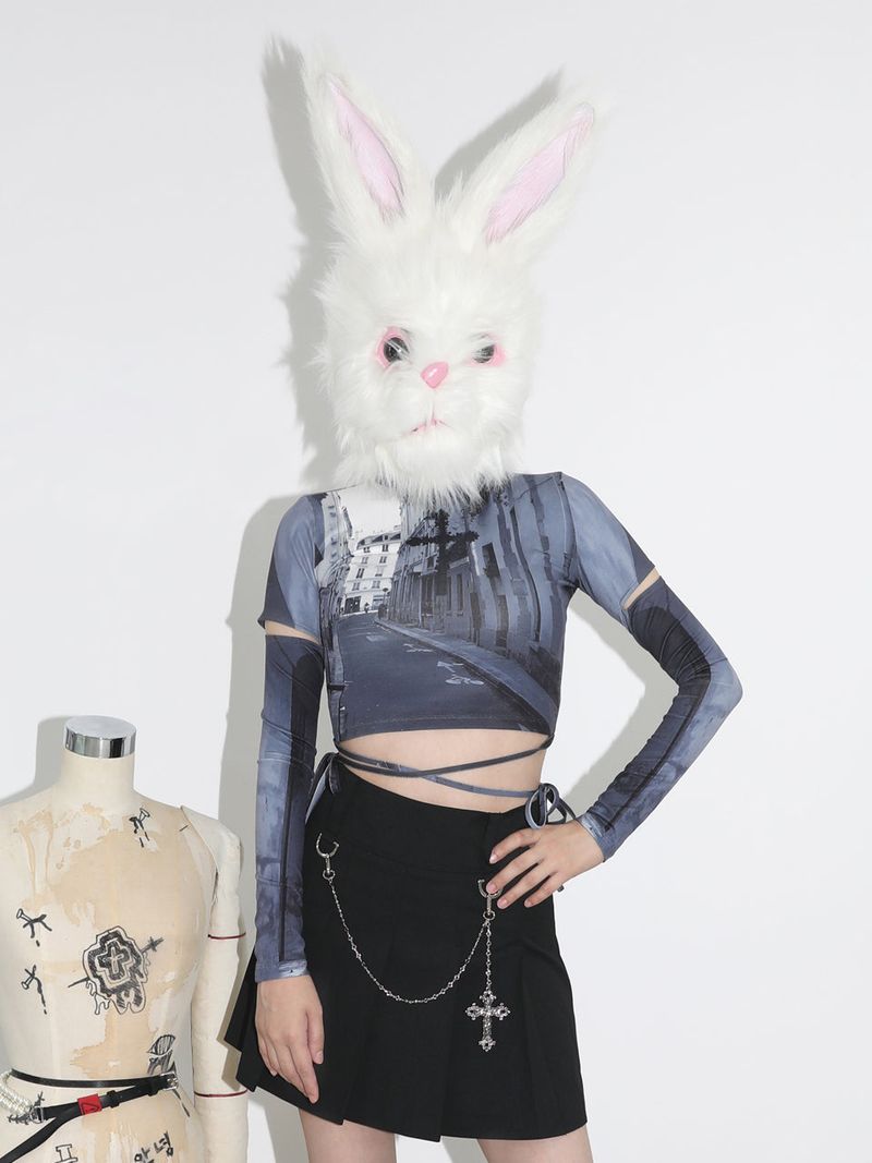 CLUT STUDIO(クラットスタジオ)の「0 8 Paris street cut out top(Tops)」