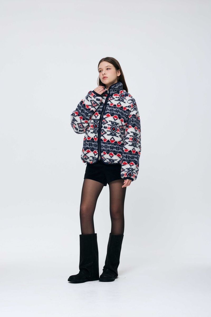 NORDEN FLEECE JACKET / NAVY