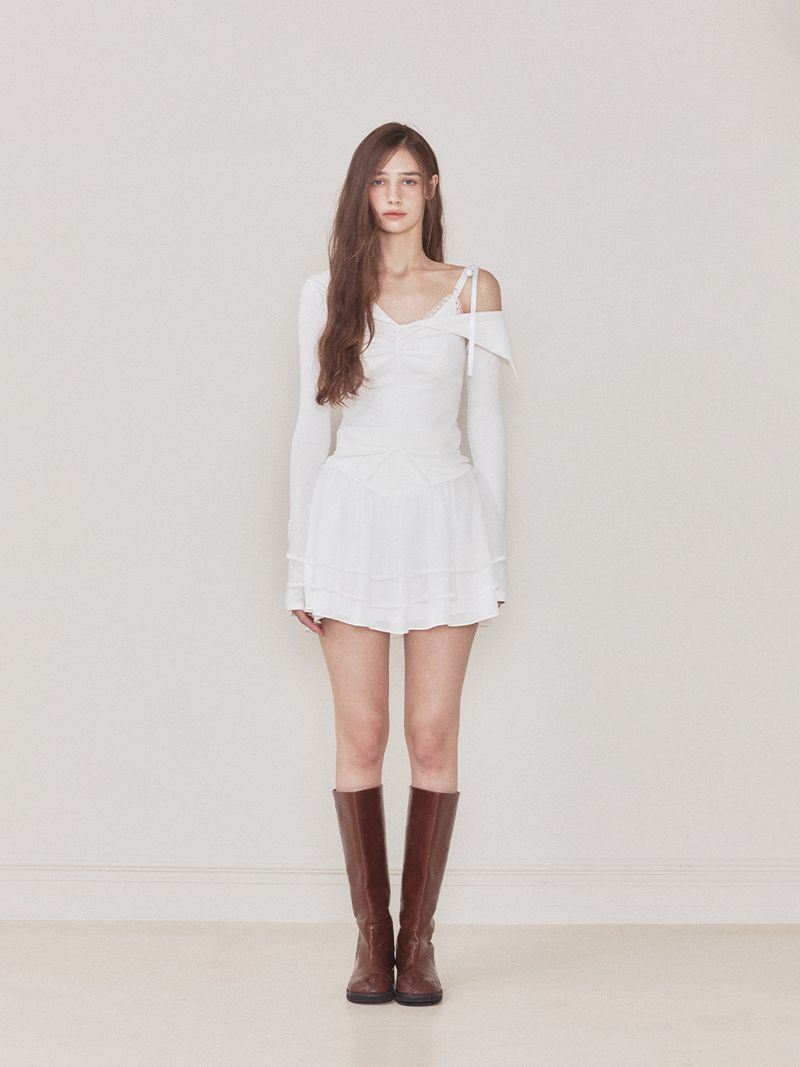 Bunny top set (Ivory)