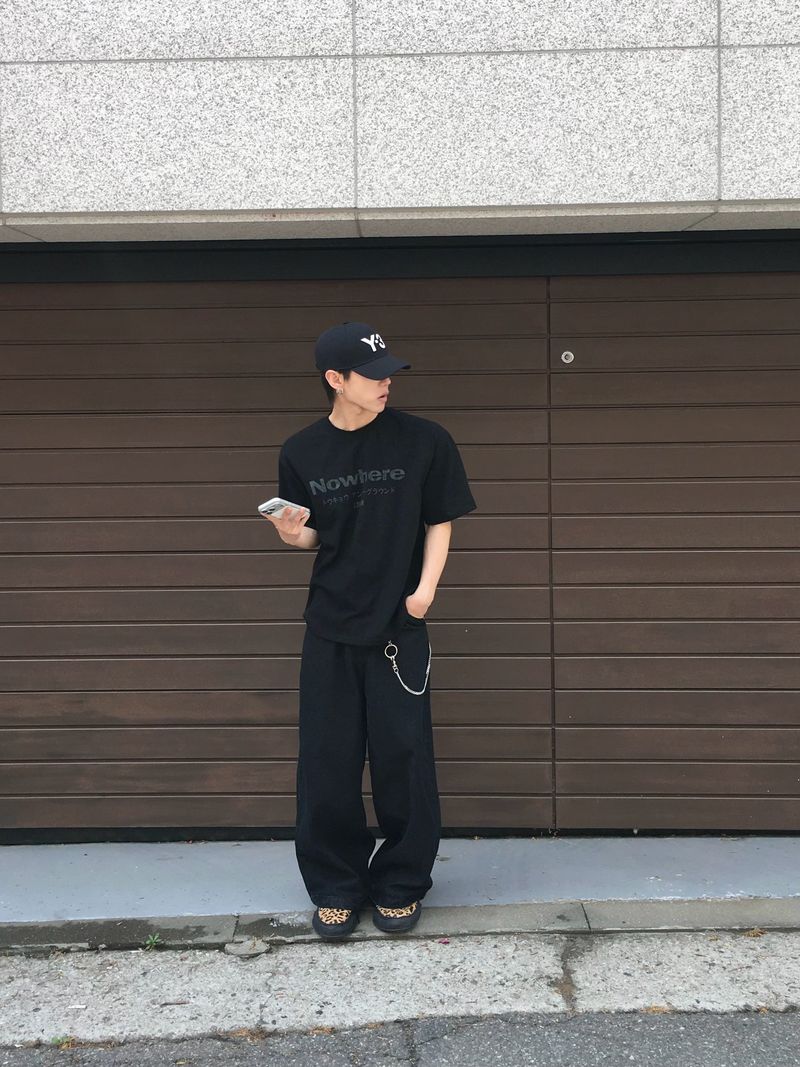A-N Basic Wide Denim Pants 2C