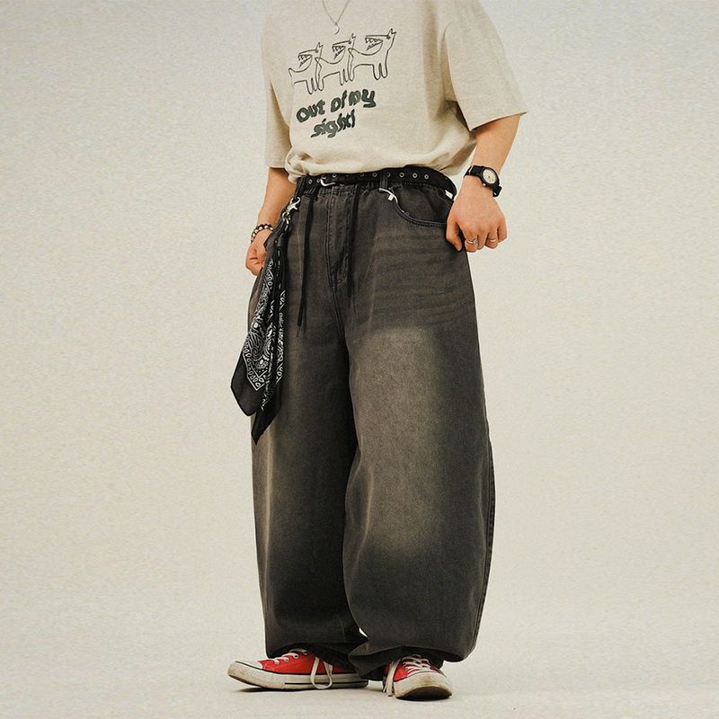 SEMIKAJI（セミカジ）の「SC Wide Denim Balloon Pants（Pants）」