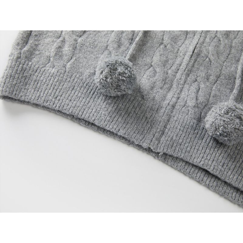 Nella Nordic Fur Knit Zip-Up