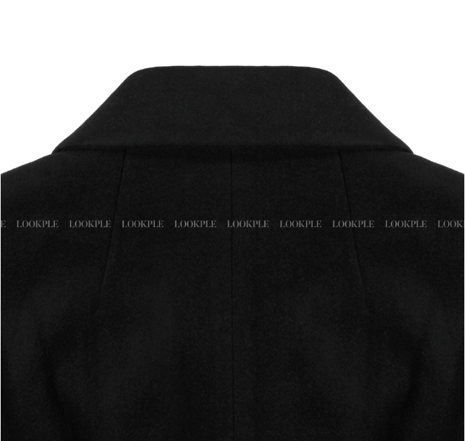 Divine Dart Maxi Overfit Wool Coat
