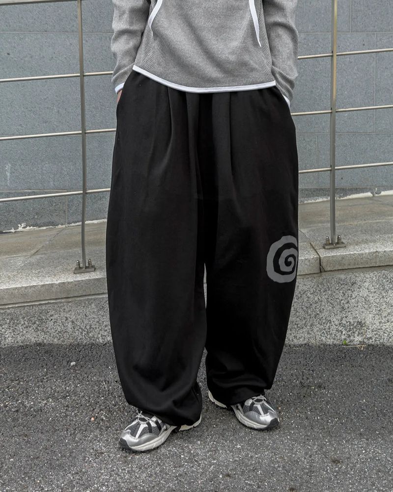Nuve Art Graphic Wide Sweatpants