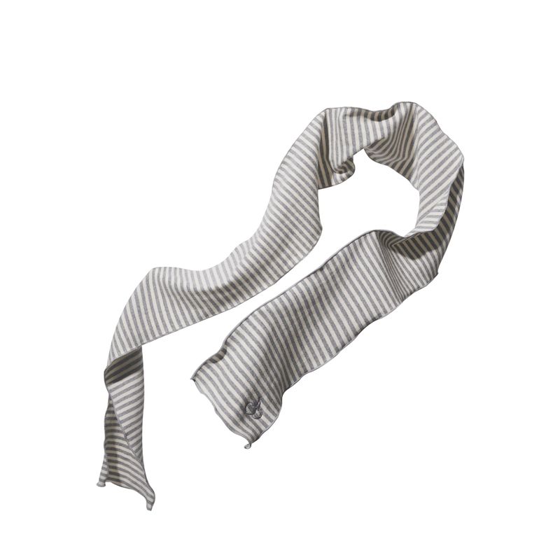 KIRSH（キルシー）の「CHERRY BOHEMIAN SLIM MUFFLER [GRAY]（Fashion Accessories）」