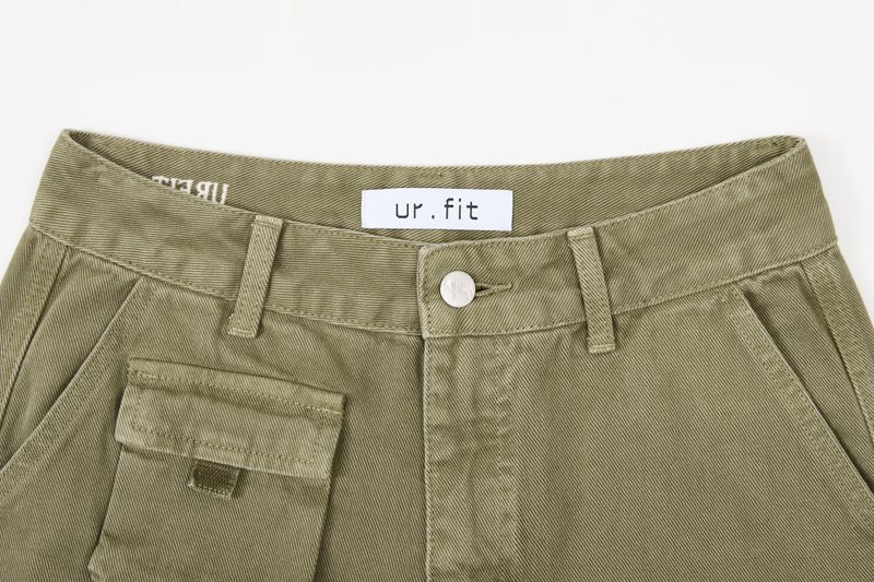 [3RD REORDER] SOFT OLIVE DYING FRONT POCKET DENIM code 26221