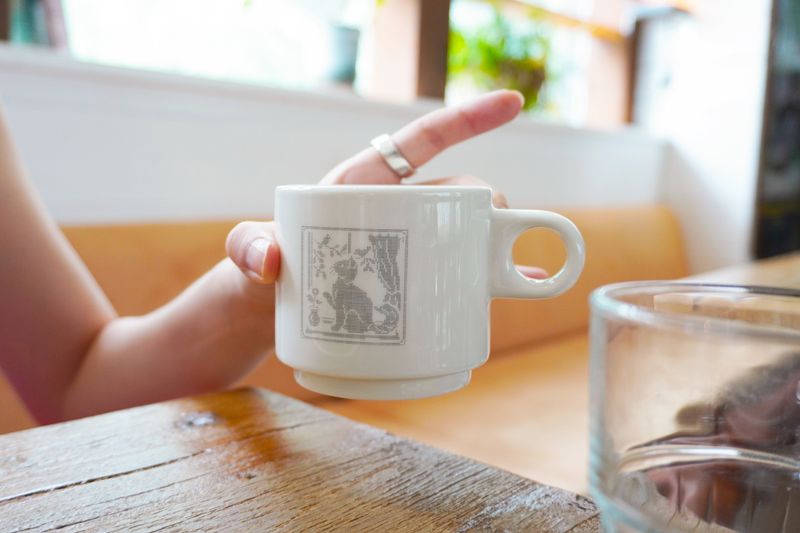 Cosy Stitch Mug - Cat