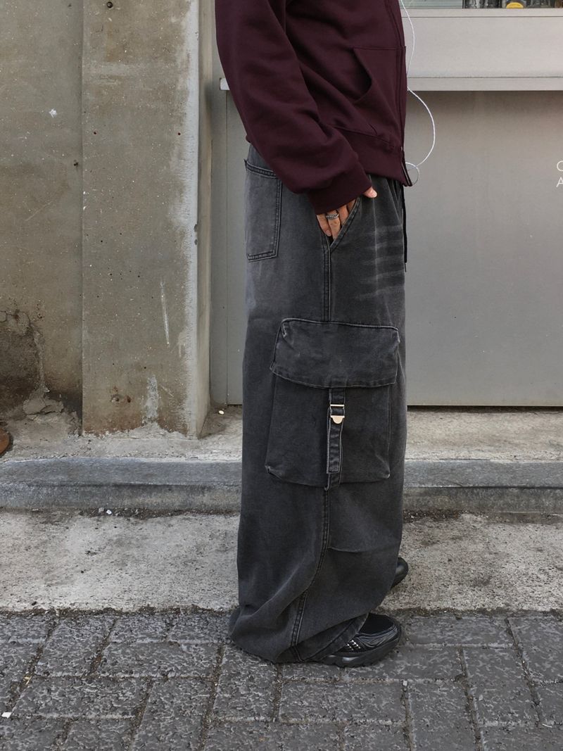 Rod Bucklin Denim Cargo Pants 2C