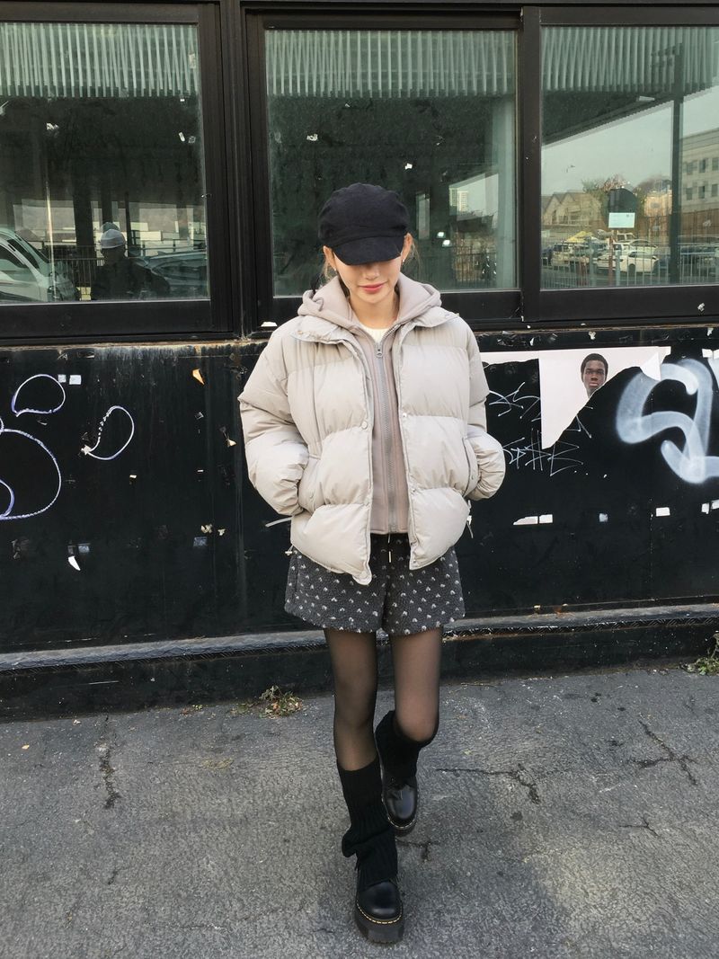 Urban Hood Layered Daily Short Padding (4c)